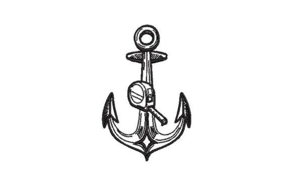 Anchor with Tape Measure Embroidery Review