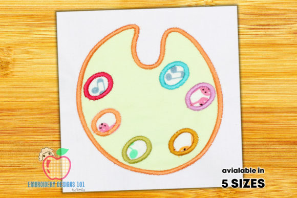 Artist Color Palette Applique for Kids Review