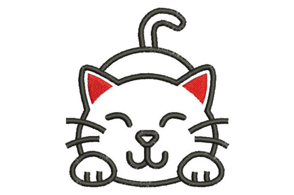 Children s Cat: A Sweet Embroidery Choice for Handmade Gifts