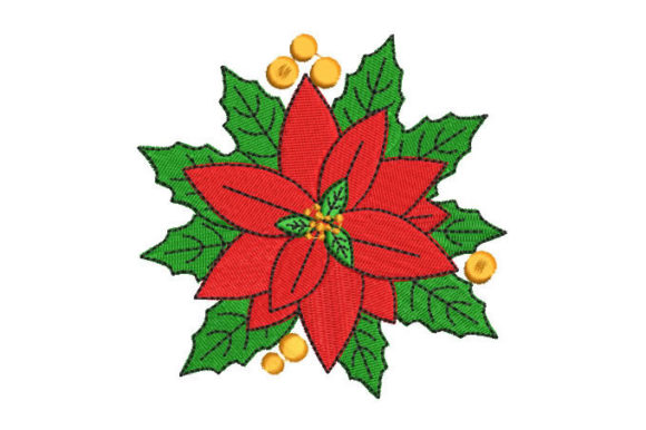 Christmas Eve Flowers Embroidery Review