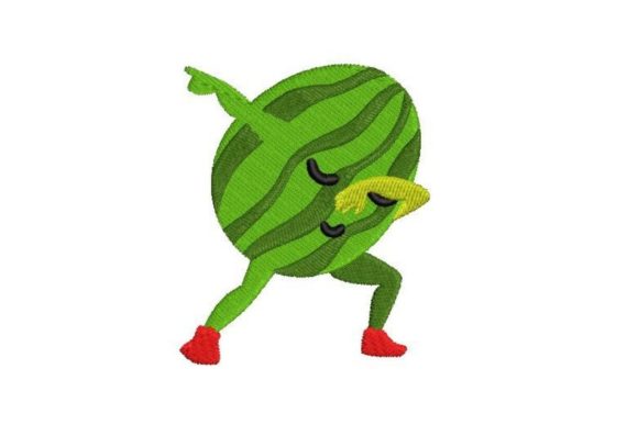 Dabbing Watermelon Embroidery Review