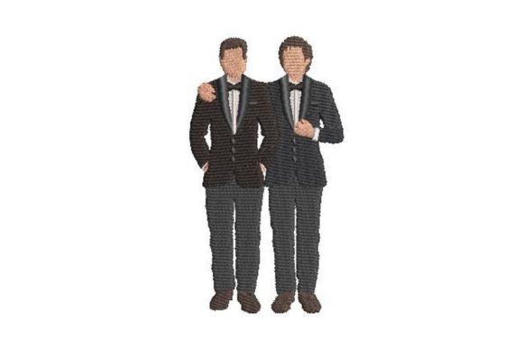 Faceless Boys in Tuxedos Embroidery Review