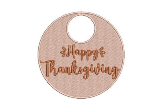 Happy Thanksgiving Sticker Embroidery Review