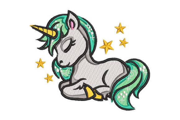 Pony Unicorn Sleeping Embroidery Review