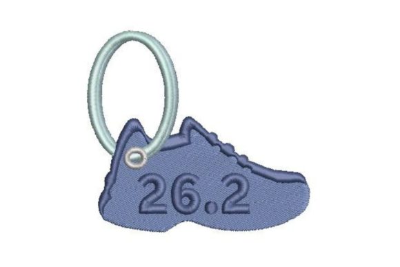 Runner Keychain Embroidery Design Review