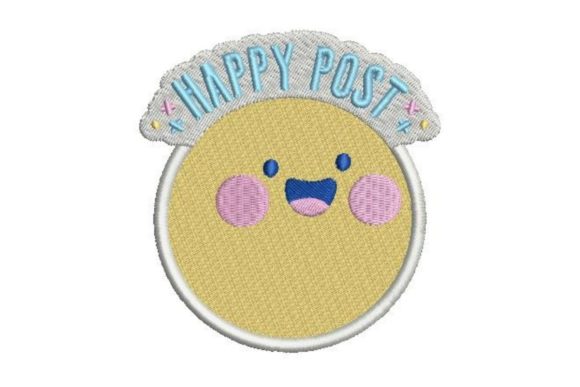 Smiley Face Happy Post Embroidery Review