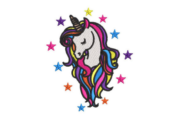 Unicorn Pony with Stars Embroidery Review