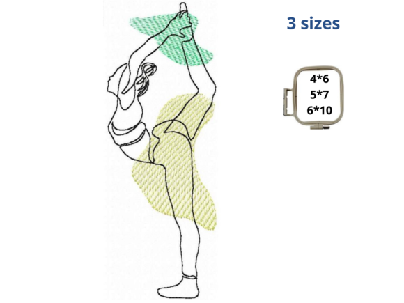 Yoga Line Art Embroidery Review
